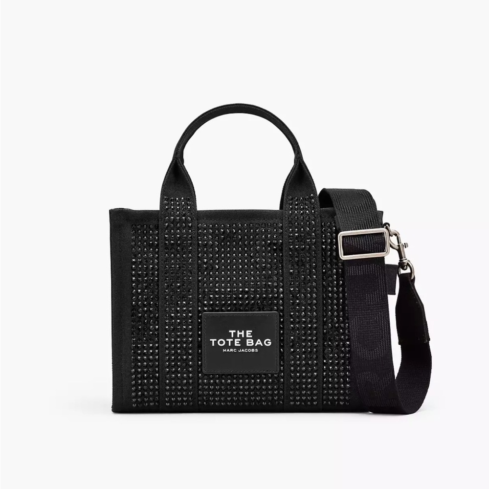 BRAND NEW THE CRYSTAL CANVAS SMALL TOTE BAG BY MARC JACOBS ! 🪩🖤🖤🖤🖤🖤